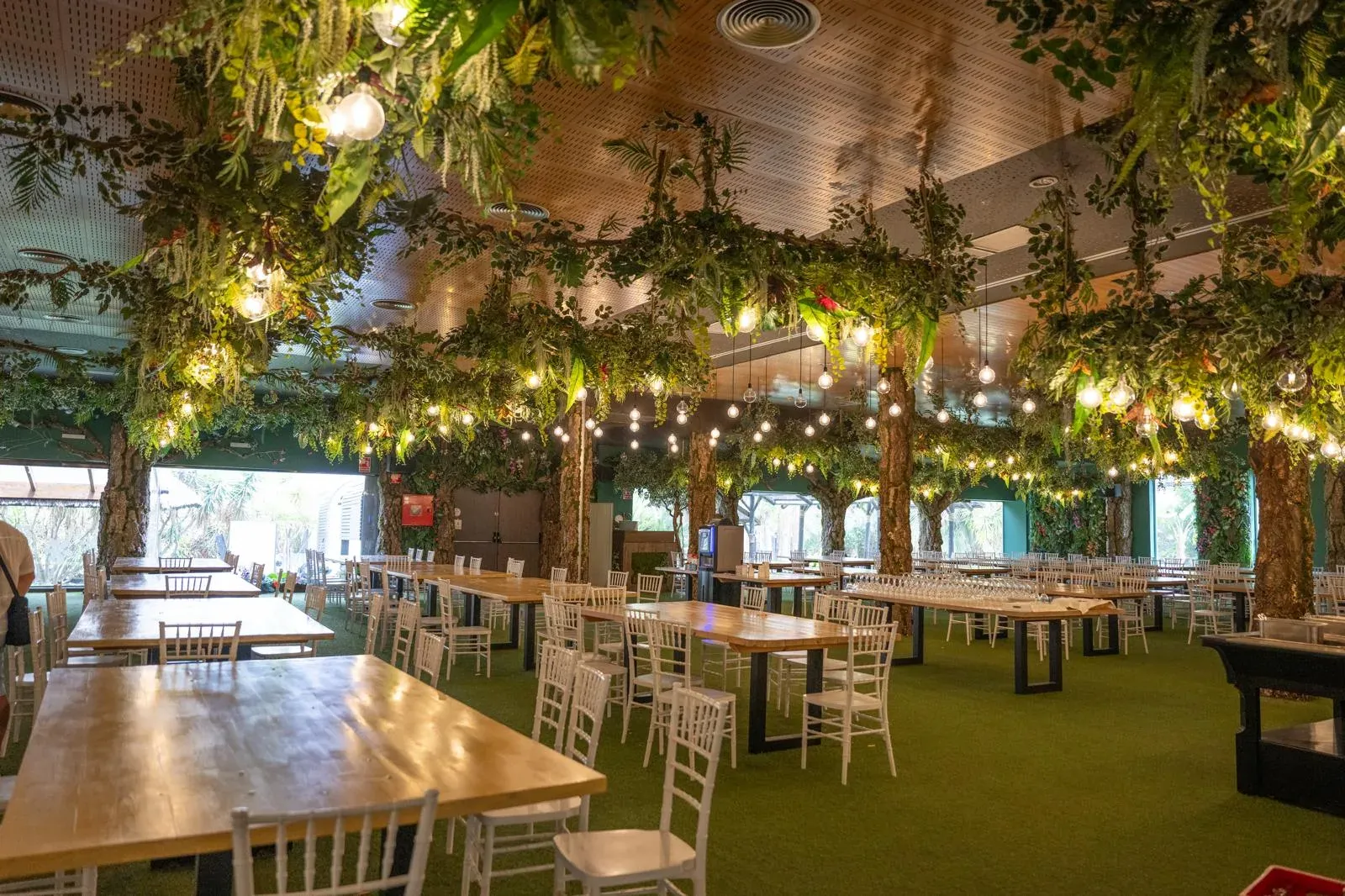 The camp dining hall